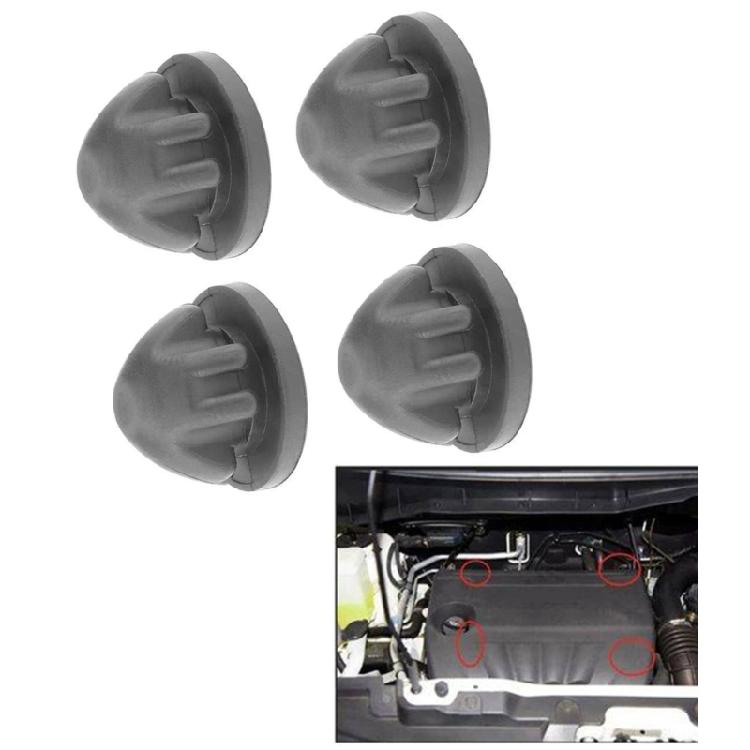 4 Pieces Engine Cover Grommet 11127614138 Washer Trim for Car