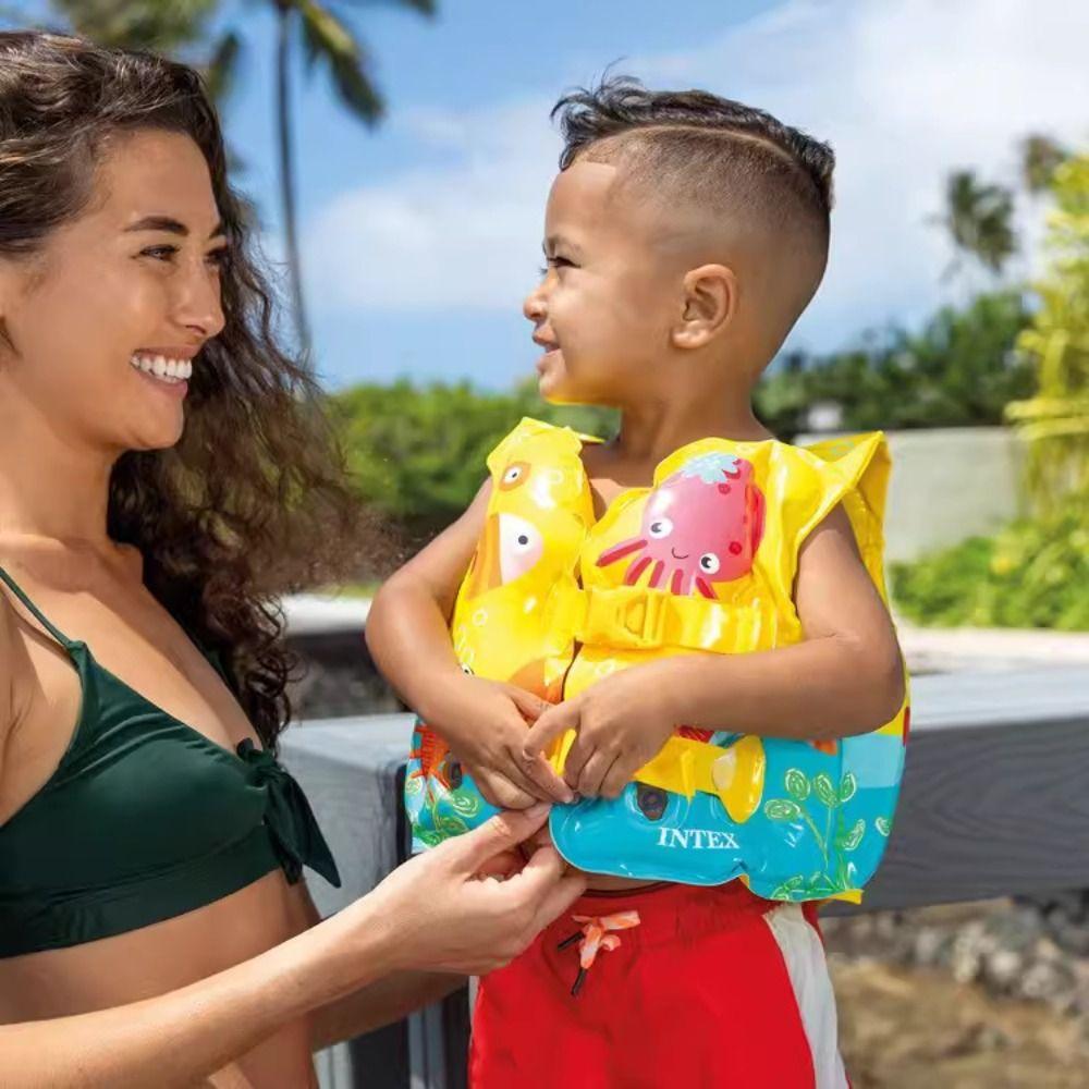 Not Falling Off Baby Swimming Jackets Anti Rollover Swimming Vest Child Buoyancy Vest  Water Play