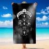 Guns N’ Roses Druck Mikrofaser Strandtuch Sand?Leichtes, widerstandsfähiges Handtuch für Schwimmen, Outdoor und Reisen