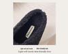 Baotou Warm Cotton Retro Slippers – Postpartum Casual Velvet Fluffy Half-Slippers for Home