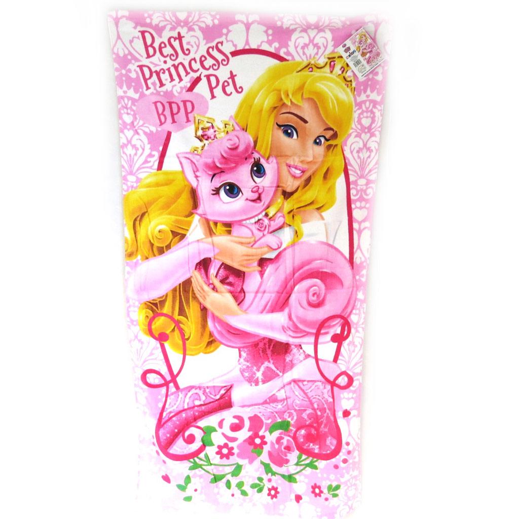 Disney Princesses [M5965] - 'Palace Pets' Beach Towel Aurore (70x140 Cm) Pink
