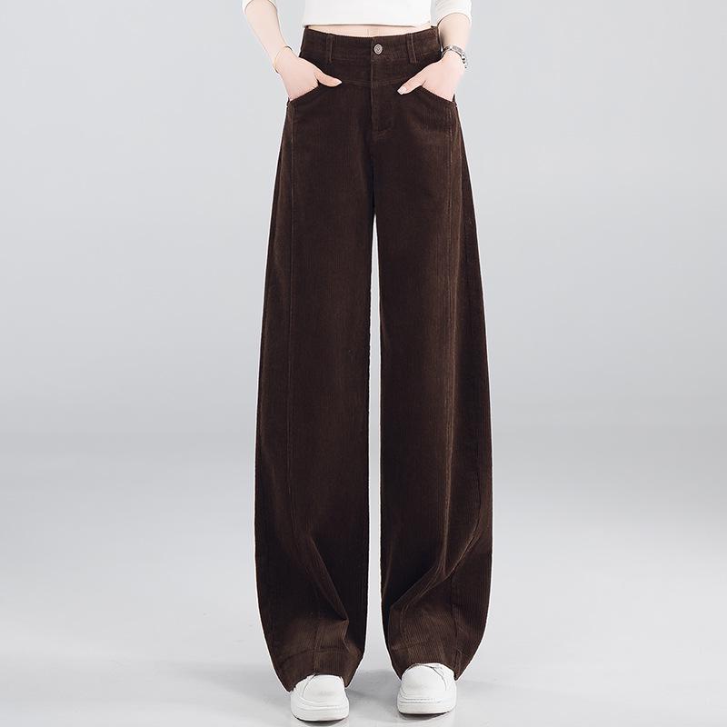 Women s High-Waist Slimming Corduroy Pants - Early Spring 2026 Fashion XL /29 (115-125 lbs)