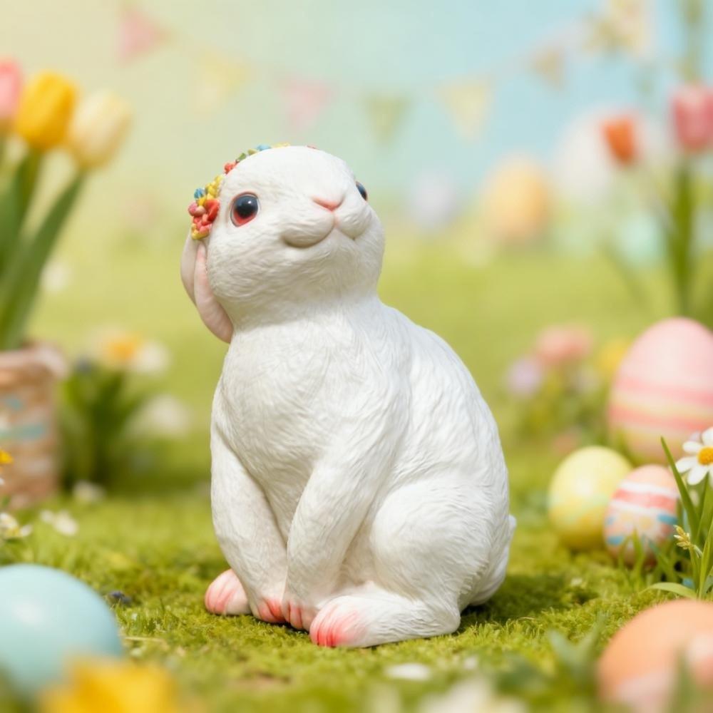 Non-Stick Easter Candle Mold Cute Rabbit Soap Mold Baking Tools Mold Easter Decoration