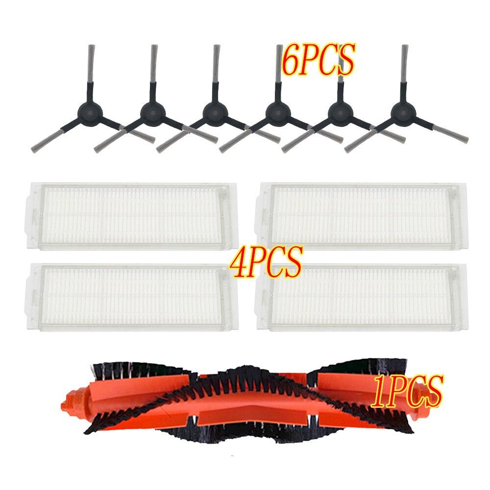 Main Brush Hepa Filter Side Brush Mop Cloth for Xiaomi Robot Vacuum Cleaner STYJ02YM Conga 3490 Viomi V2 PRO Filter V-RVCLM21B