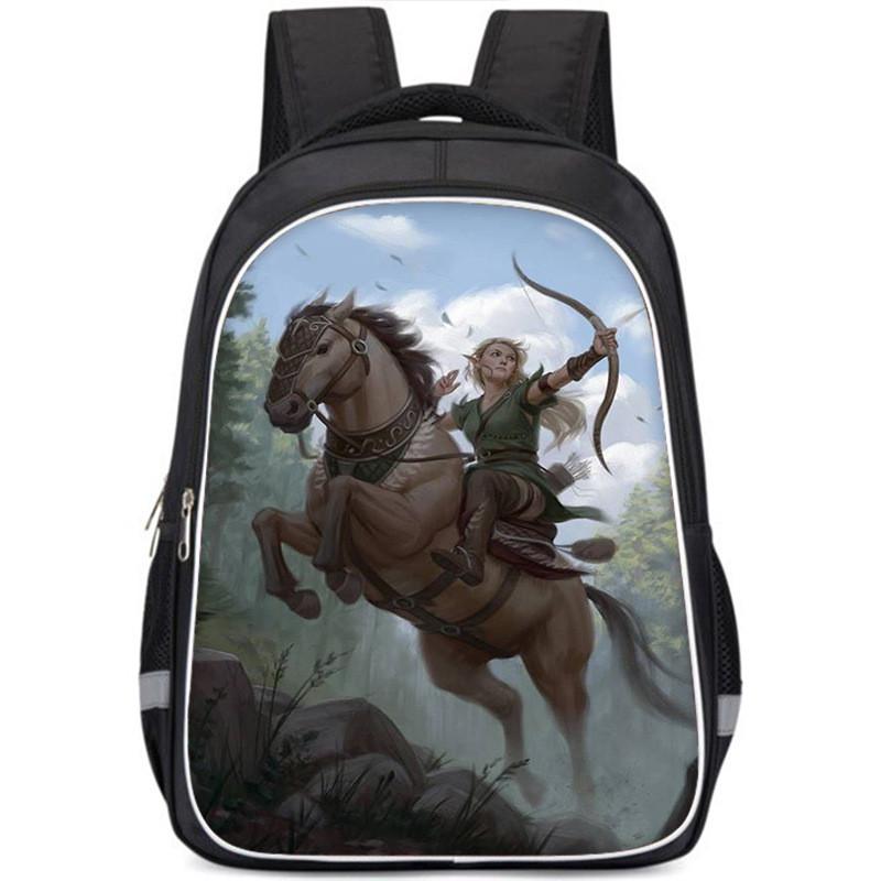 Large Capacity Lightweight Oxford Cloth Kids Backpack For School Unisex