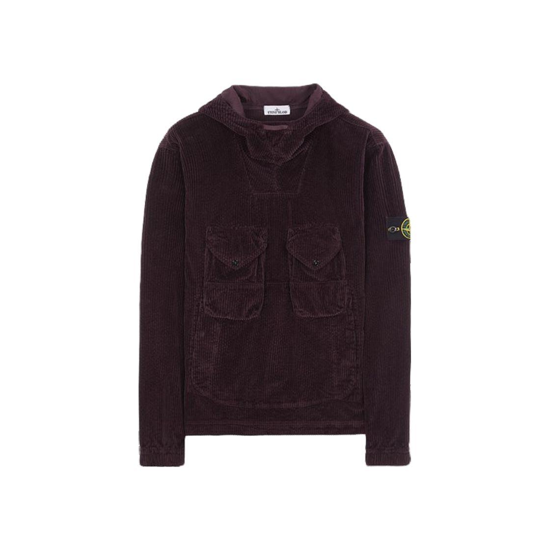 

Худі Stone Island з фарбуванням готового виробу Темно-бордовий Чоловічий Верх Червоний 791511611-V0011 M