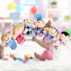 6pcs Finger Dolls Toys Cartoon Plush Cloth Family Finger Dolls Party Props Parent-Child Interaction for Boys Girls Holiday Gifts
