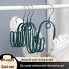 Two-Piece Balcony Shoe Drying Rack & Hanger