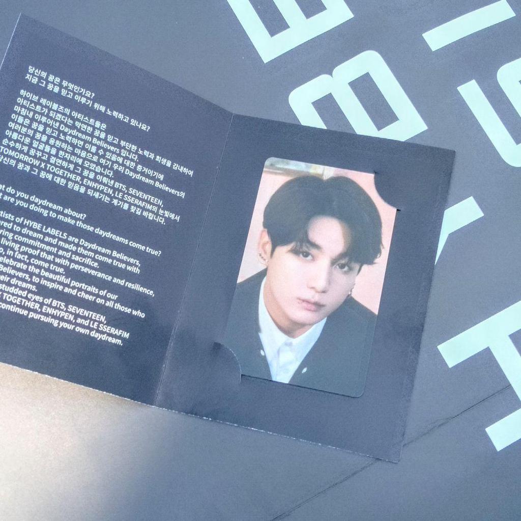 [USED] BTS Jungkook Trading Card Random Hive Exhibition Official JK Anonymous
