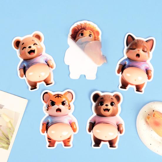 30 Stück Hunde-Bauchaufkleber Anti-Kollisionsaufkleber für Autos und Häuser Weiche Silikon-Pufferpolster Schrankeckenschutz