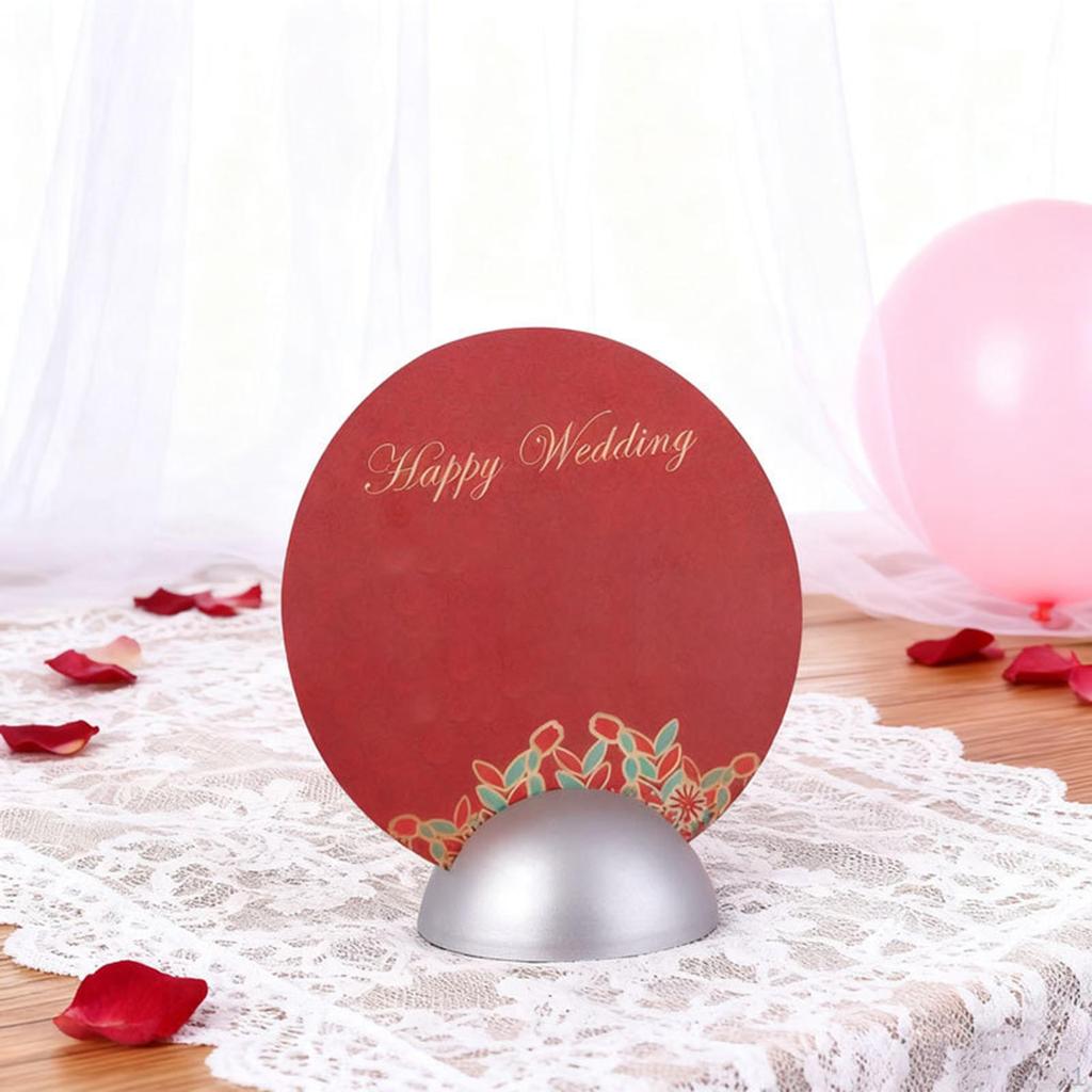 Wedding Table Number Holder Place Card Tabletop Heavy Duty Reserved Sign Stand for Food