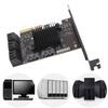 PCIE SATA Card Easy To Expand PCIE To SATA Expansion Card Support Hot Swappable 8 Port LED Indicator Light for PC for Windows