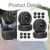 4 Pieces Tires DIY Accessory Easy Installation Model Spare Part Replacement Upgrade Accessories