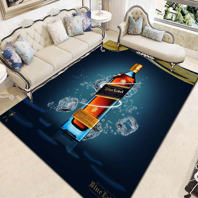 Covor și preș whisky J-Johnnie W-Walker bar modern sufragerie dormitor Zonă mare covor moale studiu hol lângă pat covoraș antiderapant