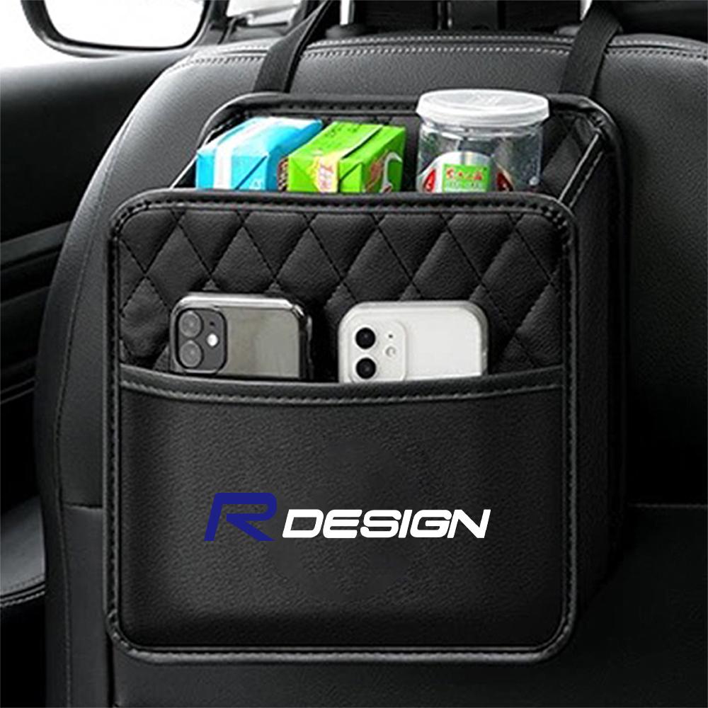 Organizador de Banco Traseiro de Carro Bolsa de Armazenamento Multifuncional para Carro Porta-Lenços Porta-Copo para Volvo Xc60 Xc90 V40 V60 V50 S60 Acessórios para Carro