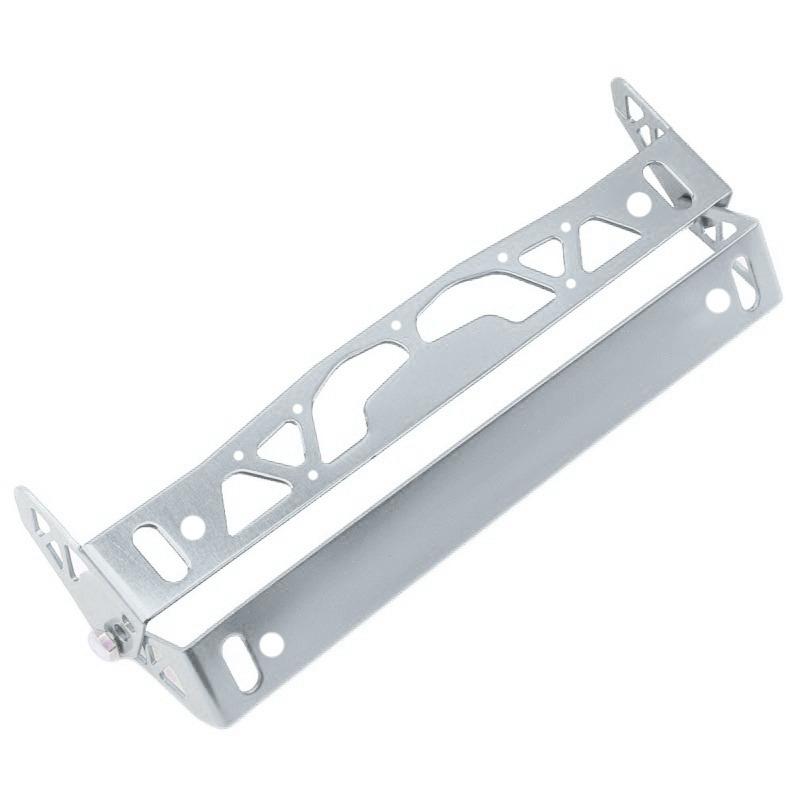 Universal Aluminum Car Adjustable Rotating Car License Plate Frame Holder Solid License Plates Frames Frame Number Power Racing