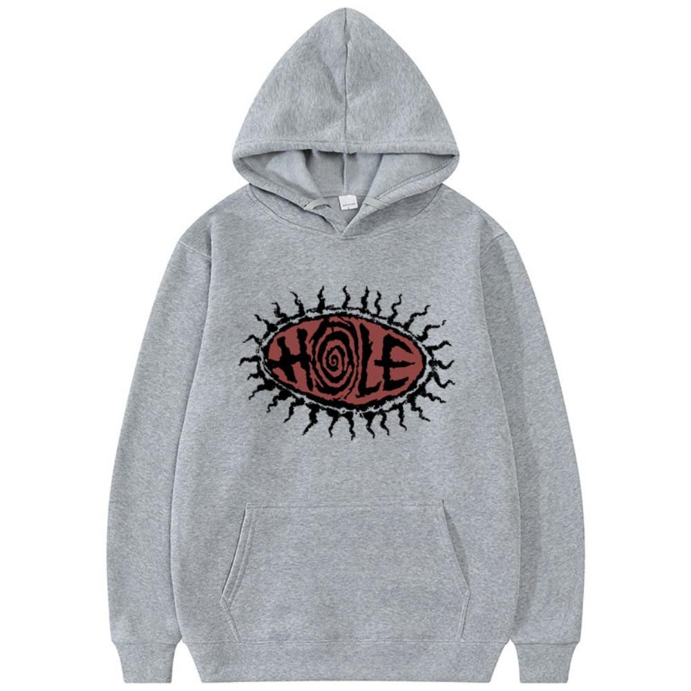 Felpa con cappuccio grafica Courtney Love Limited Hole Uomo Donna Gotico Vintage Oversize Unisex Felpe Rock Alternativo