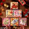 6Pcs 2026 Horse Year Creative Red Envelope New Year Spring Festival Lucky Money Pouch Cute Pony Pattern Red Packet