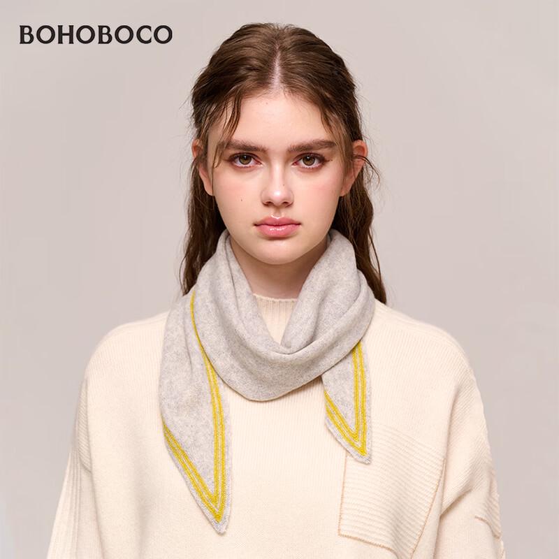 BOHOBOCO 100% Cashmere Diamond Scarf