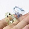 5 PCs Acrylic Halloween Ghost Beads For DIY Charm Jewelry Making MulticolorTransparent Beads 17mm x 15mm, Hole: Approx 1.8mm