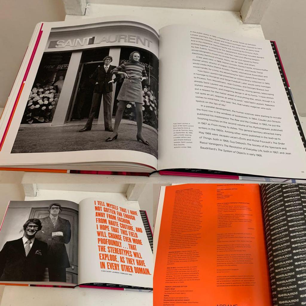 [USED] SAINT LAURENT Rive Gauche FASHION Collection Book