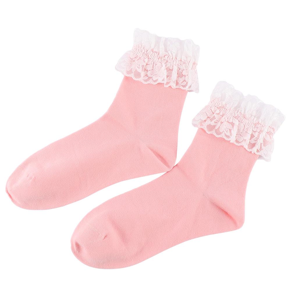 Vintage Ruffle Lace Short Sock Boat Socks Ankle Socks Socks