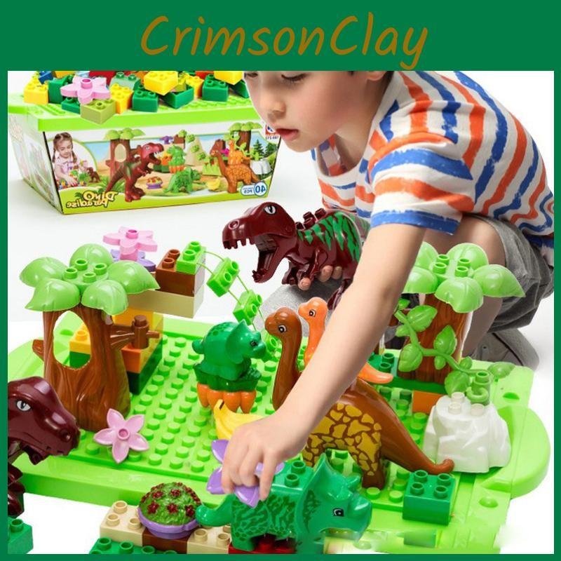 Assembling Dinosaur 40pcs Building Blocks Set Children Festivals Gifts Toys