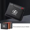 PU Leather Men's Wallet Car Driver License Case Card Holder For IS250 Ct200h LS430 LX570 NX300h IS300h RX330 ES300h UX250h