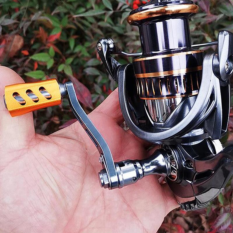 Fishing Reel Handle Grip Replacement Part Lightweight High Strength Aluminum Alloy Spinning Fishing Reel Metal Rocker