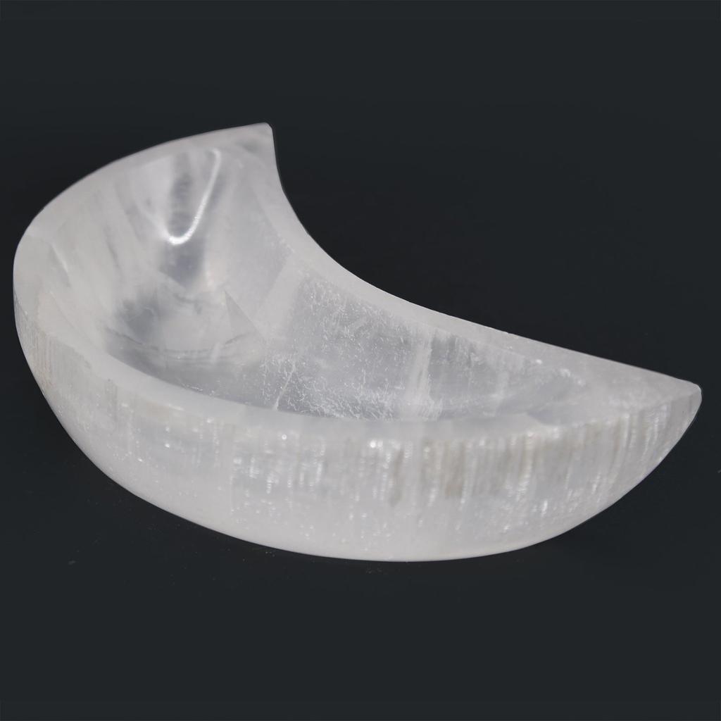 Selenite Bowl Moon Shape 15cm