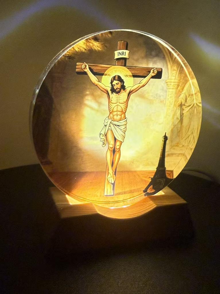 Dieses Jesus-Nachtlicht eignet sich für Ramadan-, Valentinstags-, Muttertags-, Oster- und Neujahrsdekorationen.. Es dient