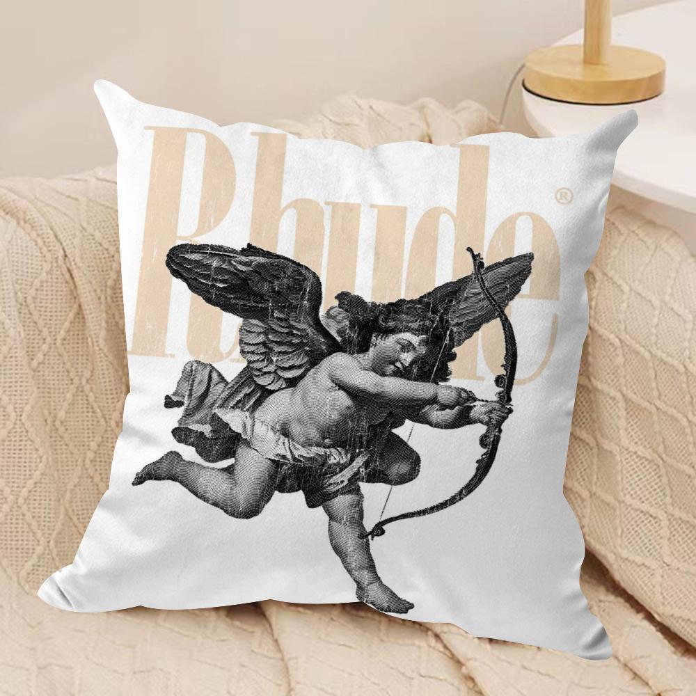 Fashion Brand RRHUDEs Cushion Cover Soft Plush Fabric DoubleSided Printed Sofa Cushion Cover for All Seasons Home Decor Gift