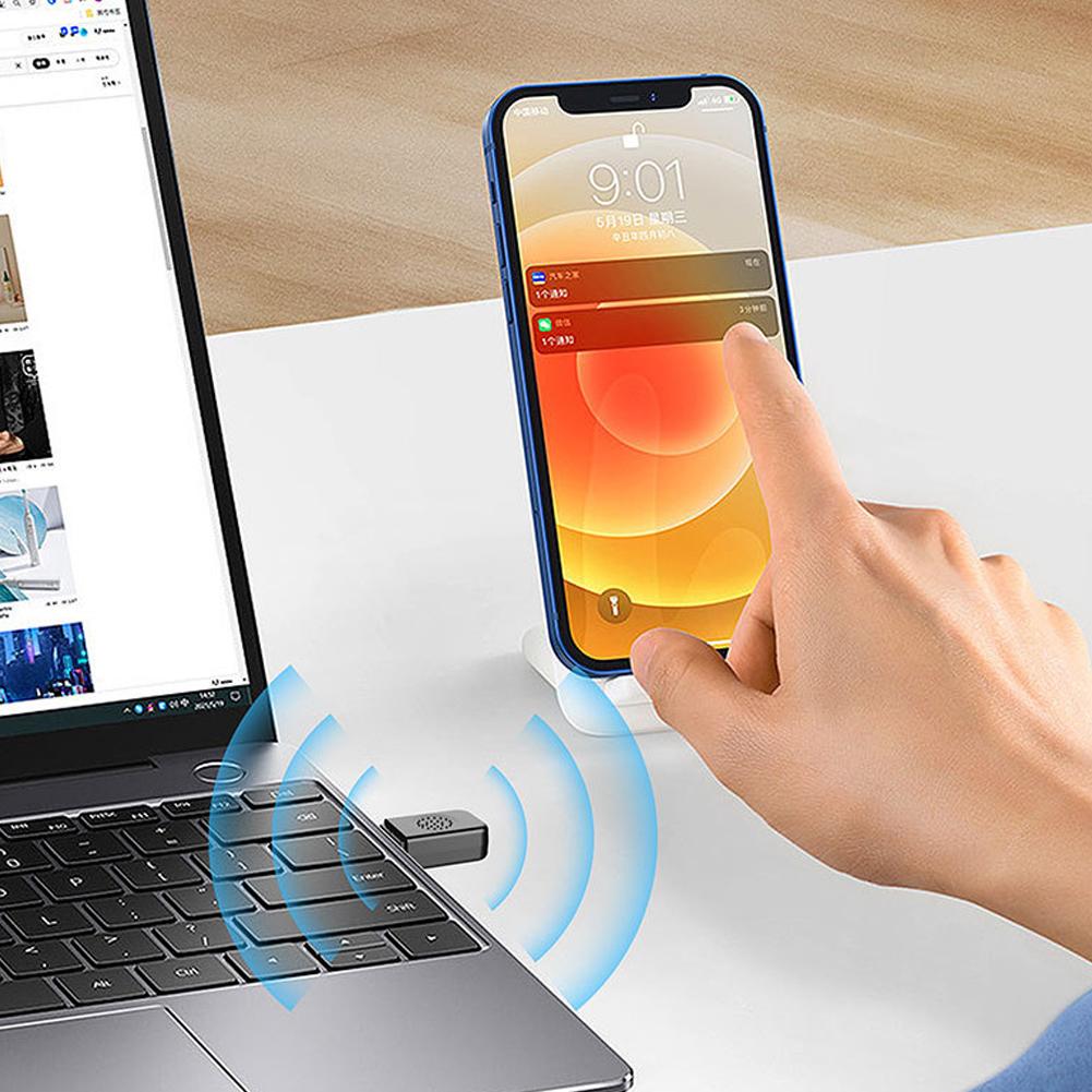 USB Bluetooth 5.3 Adapter Transmitter Receiver Audio Bluetooth Wireless USB Adapter Drive Free for Computer PC Laptop
