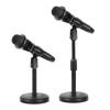 Adjustable Microphone Stand Universal Detachable Mic Holder Stand with Weighted Round Base for Desktop Live