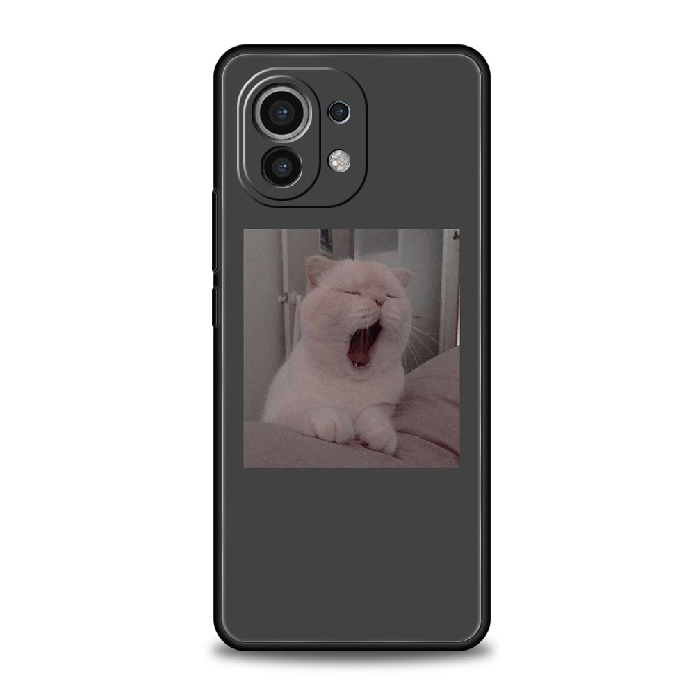 

Чехол для телефона с милым котом для Xiaomi 14 13T 12T Pro 12 13 11 Ultra Mi Note 10 Lite 10T 5G 11X Pro 11T 11i 9T, мягкий силиконовый чехол Xiaomi Mi 9T