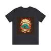 Blue and Beige Mushroom Rascal T-Shirt (2023) Unisex Jersey Short Sleeve Tee