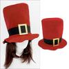Popular Santa Tall Hat for Christmas Celebration Traditional Festival Props Holiday Hat Photo Hat for Theme Party