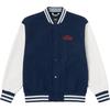 Vans Comfortable American Vintage Striped Long Sleeve Jacket Unisex Jackets Dark-Blue VN000RT4LKZ