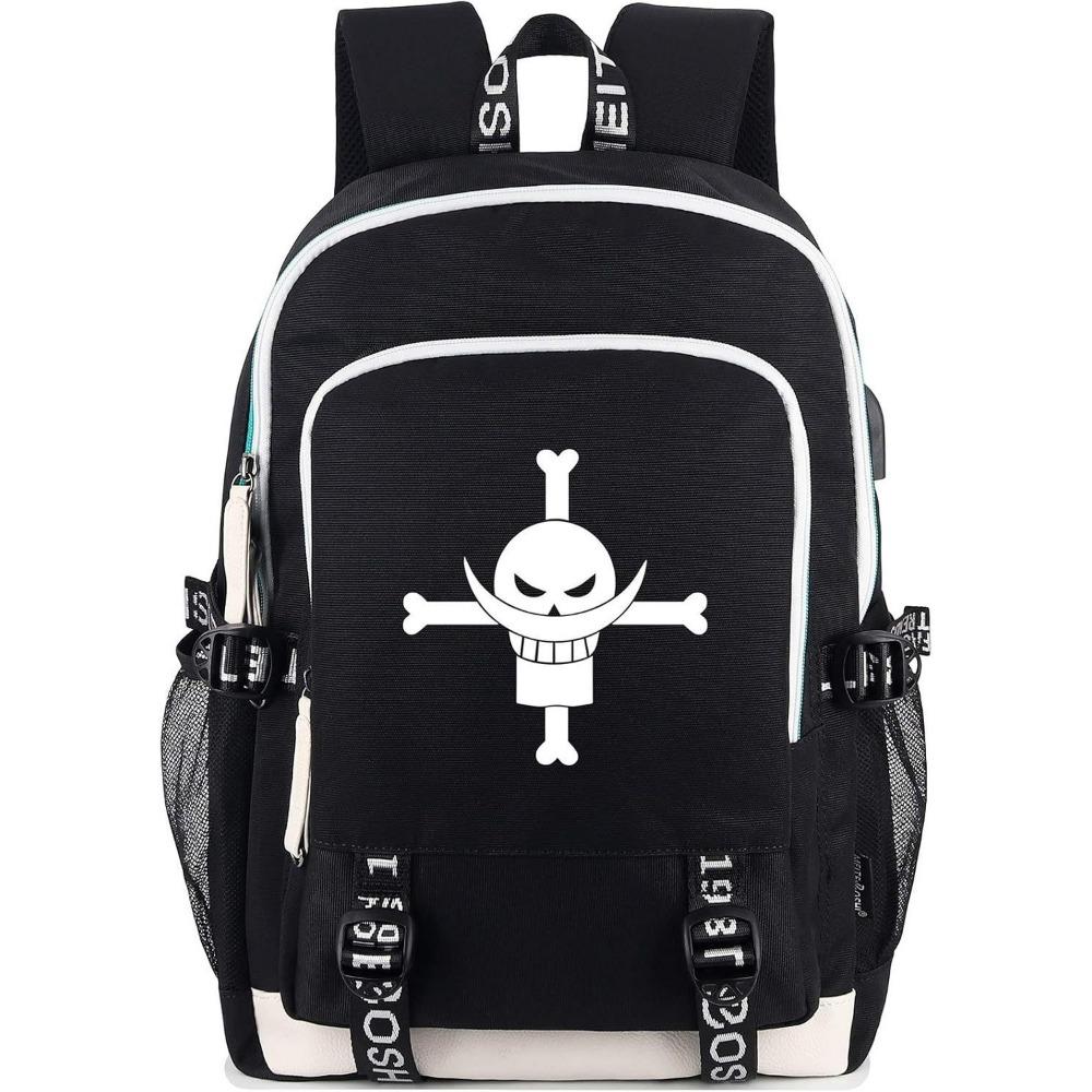 Riman My Hero Academy, surrounding backpack, large-capacity computer bag with USB port, student schoolbag