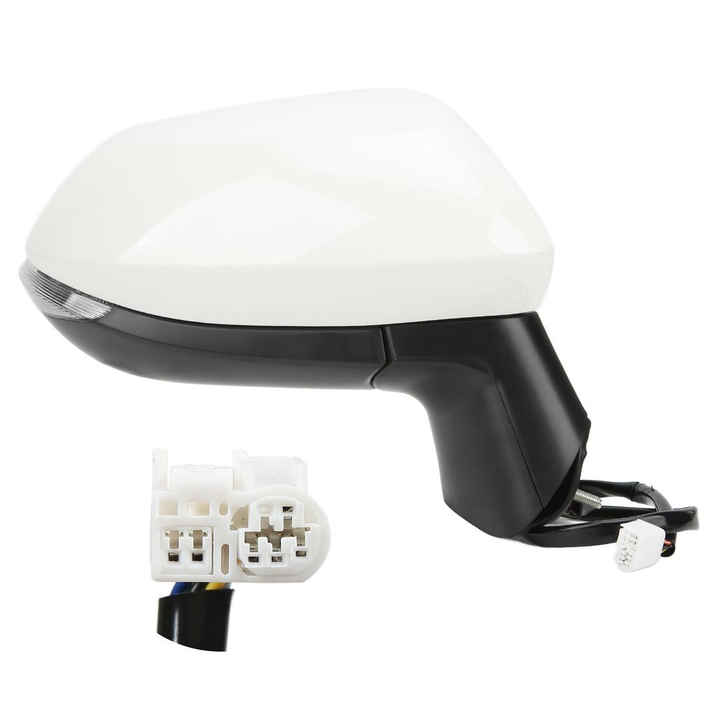 Super bílé elektricky vyhřívané boční zrcátko se směrovým světlem pro Corolla E210 2020?2022 Právo