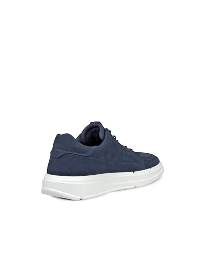 ECCO Men's Marine Genuine Leather Dress Casual Sneakers, Size 25.0 cm, 3E