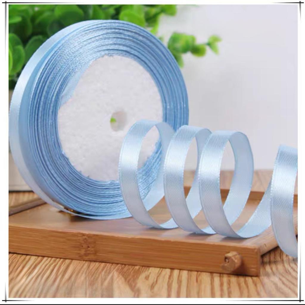 Wholesale 22 Meter/roll Stain Ribbon 1CM Polyester Ribbon for Gift Packing Wedding Party Decoration DIY Handmade Craft Supplies