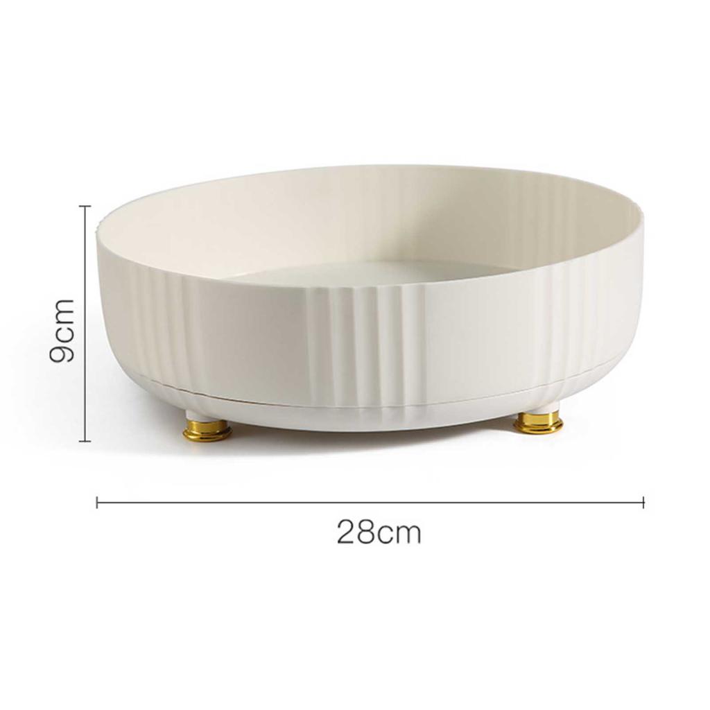 Taca do przechowywania obracana o 360 stopni Szafka na przyprawy Obrotowy Stojak na kosmetyki Półka do Kuchni Toaletki