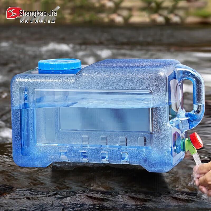 22L Portable Water Storage Bucket with Faucet