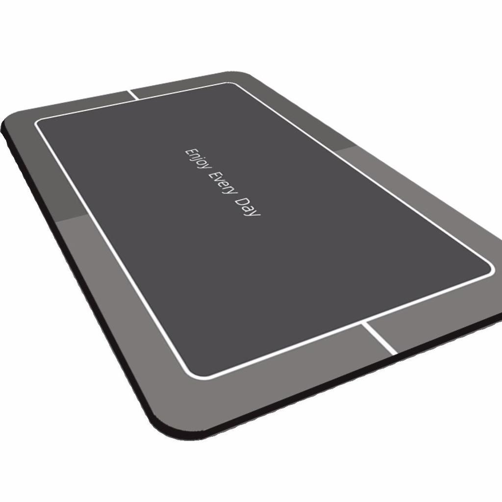 Kristall-Samt Rutschfest Saugfähig Badezimmer-Bodenmatte