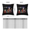 Gorillaz Square Pillowcase Pillow Cover Cushion Throw Pillow for Home Bedroom Car