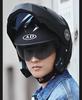3C Certified Flip-Up Motorcycle Helmet with Dual Mirrors for All Seasons - Unisex Full Face Design for Winter