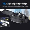Bike Rack Bag Large Capacity 12L 3 in 1 Rack Shoulder Handbag with All Around Reflective Design for Cycling