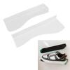 2pcs Floating Shoe Display Shelf Space Saving Acrylic 6.6lb Load Bearing L Shape Floating Shoe Rack for High Heels Flats Sneakers