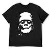 Frankenstein - The Monster - Black and White T-Shirt Street Wear Tops Shirts Graphic Plus Size Tops Slim Fit T Shirts for Men